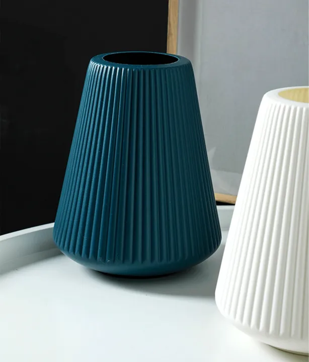 Pack%20of%202%20Flower%20Vase%20Decoration%20Home%20Plastic%20Vase%20Flower%20Pots%20Bottle%20Neck%20diamond%20pattern%20-%20Image%205