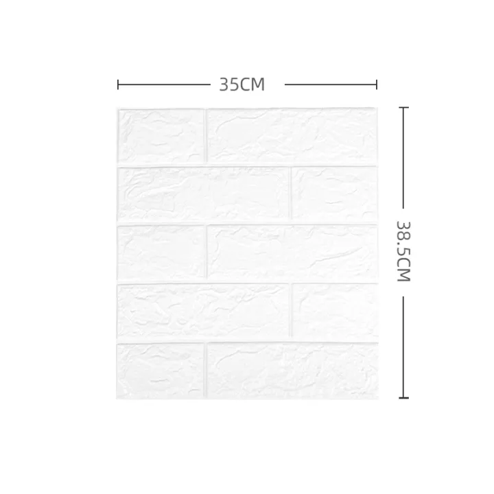 35x38.5cm%203D%20Self%20Adhesive%20Foam%20Brick%20Wall%20Sticker%20Bedroom%20Decoration%20WallSticke%20-%20Image%202