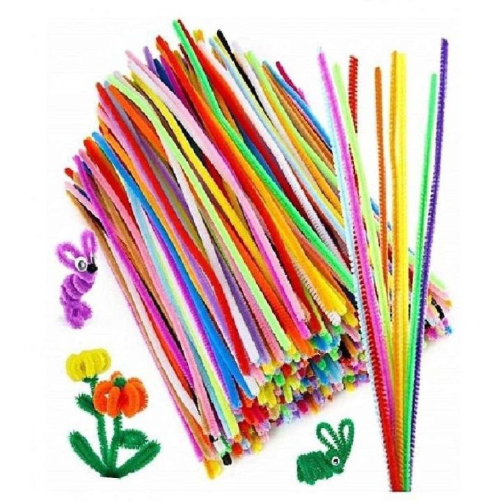 Pack of 100 - Pipe Cleaner velvet Sticks