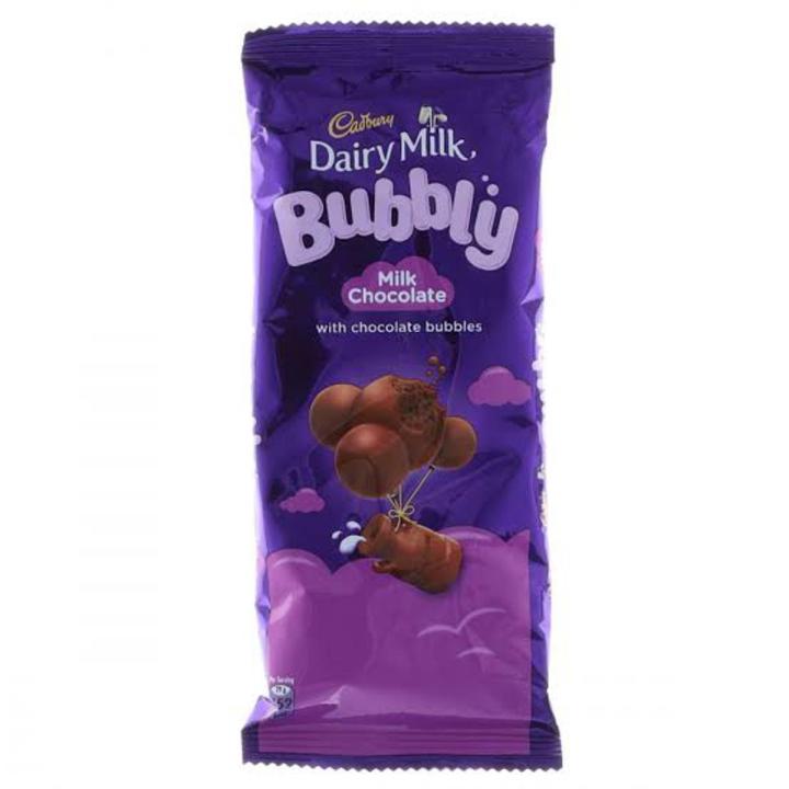 Dairy Milk Bubbly Chocolate 87 gm