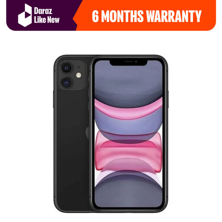 Apple iPhone 11 64GB Factory Unlocked - PTA Approved (FREE CHARGER & COVER) - daraz like new phones