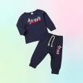 RealBoss- Kids Tracksuit For Winter,Tracksuit for Baby Boby and baby Girls(T-Shirt + Trouser). 
