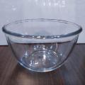 Mixing Bowl 7 Inches Clear Glass Microwave Oven safe. 