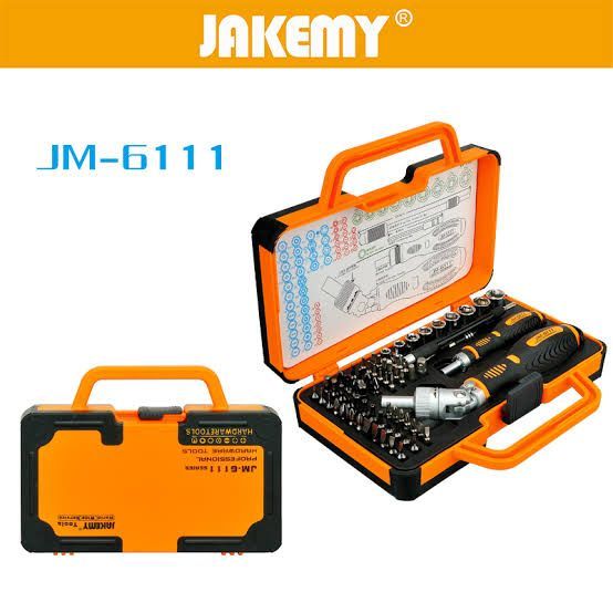 Jm-6111 69 in 1 moveable ratchet screwdriver set