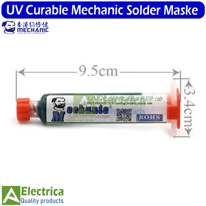MECHANIC%20Green%20UV%20Curing%20Mask%20Green%20Printed%20Circuits%20BGA%20Soldering%20Paste%20Cream%20UV%20Curable%20Adhesive%20UV%20Mask%20by%20Electrica%20-%20Image%204