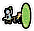 10 Pcs Rick and Morty Cartoon Stickers Pack For Laptop, Desk Notebook Mobile covers DIY Stickers - JangoMango Store. 