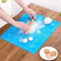 Silicone Baking Mat Extra Large for Pastry, Roti & Dough Rolling with Measurements | Non-Stick Heat-Resistant Baking Sheet | Reusable Rolling Board for Bread, Cookies, Pizza, Chapati | Kitchen Counter Protective Mat. 