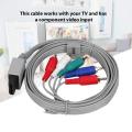 Nintendo Wii & Wii U HD Component AV Cable – High-Definition Picture & Enhanced Audio for Ultimate Gaming Experience. 