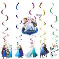 FROZEN SPIRALS ( PACK OF 6 STREAMERS AND 6 CUTOUTS ). 