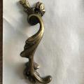FURNITURE HANDLE / DOOR HANDLE CARVING FANCY ANTIQUE BRONZE. 