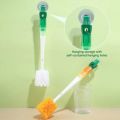 4 In 1 Multifunctional Detachable Long Handle Cup Bottle Cleaning Brush, Baby Bottle Nipple Scrubber Household Cleaning Tools. 