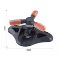 Adjustable 360 Degree 3-arm Rotating Sprinklers Grass Lawn Automatic Watering Nozzles Garden Agriculture Irrigation Device. 