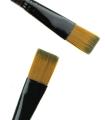 BWS YINGHUA Art Artist Supplies 6 Brown Nylon Paint Brushes LW !. 