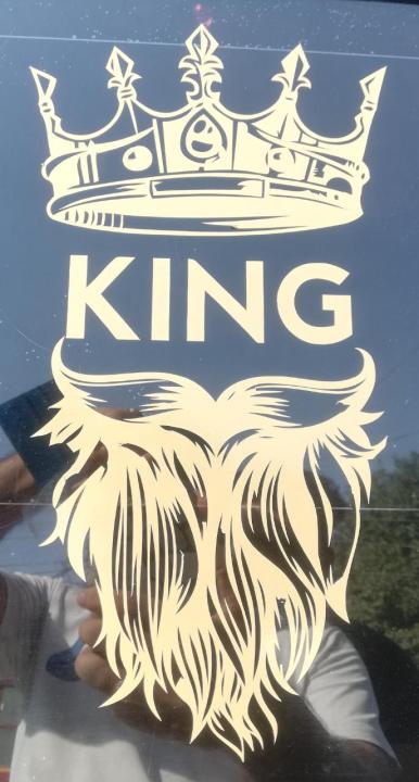 King Crown Sticker
