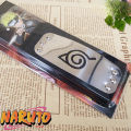 Naruto Headband Cosplay Anime Action Figures Uzumaki Uchiha Metal Gold-plated Forehead Protector Halloween Birthday Party Toys. 