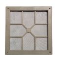 Ventilation Mesh Jalli 12"inch-Mesh Size(10"x10")-Light Ash-2Pc. 