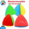【Funny Bunny Toy Store】Sengso Shengshou 3x3x3 mastermorphix 3x3 4x4 5x5 Megamorphix 4x4x4 Rice Stickerless Magic Cube Cube. 