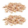 Small Starfish Star Sea Shell Beach Craft 0.4 inch-1.2 inch 180 Pcs. 