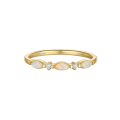 ROXI Fashion Fine Jewelry Rings Luxury Personalized Vintage Gold Plated S925 Sterling Silver SizeNew 925 Jade Opal Gold Ring. 