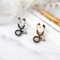 Stethoscope Brooches Doctor Nurse Medical Jewelry Enamel Pin. 