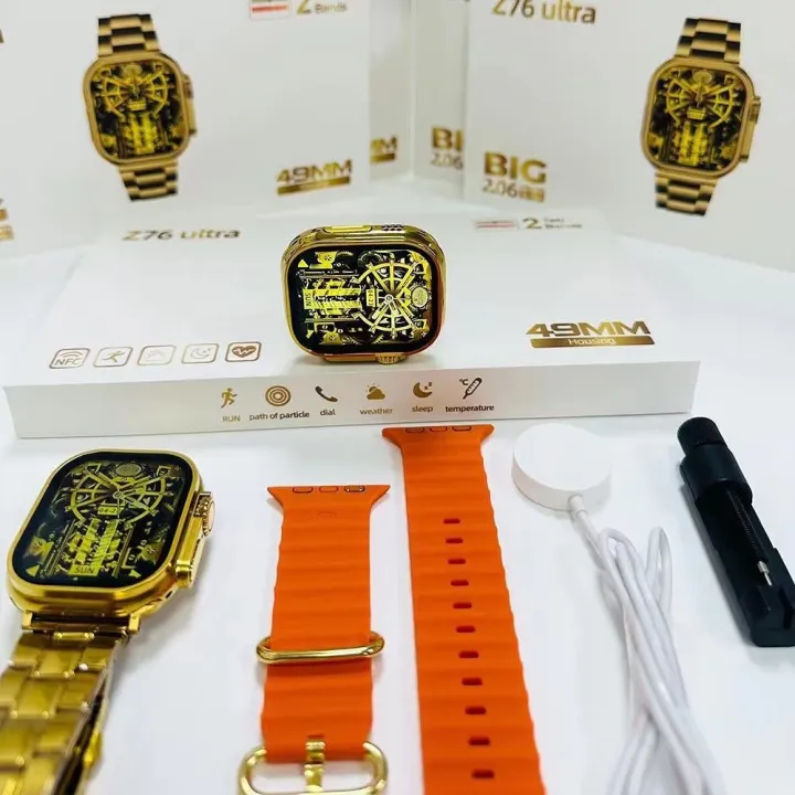 Newest%20Z76%20Ultra%20Smartwatch%2049mm%20Full%20HD%20Display%20Dual%20Straps%20with%20Chain%20Gold%20Edition%20-%20Image%206