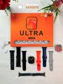 Ultra 7in1 smartwatch | 7 Strap's + Wireless charger | BT Calling Custom Wallpaper. 