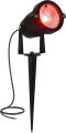 7W LED Garden Spike Light – Outdoor Blue Focus Landscape Spotlight | IP65 Waterproof & 180° Adjustable | Black Body Yard Lamp for Pathways, Lawns, Trees, Decorative Garden Lighting. 