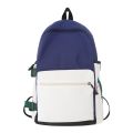 Xiulong New Korean Style Schoolbag Female College Student Male and Female Couple Student Backpack Leisure Harajuku Style Contrast Color Backpack. 