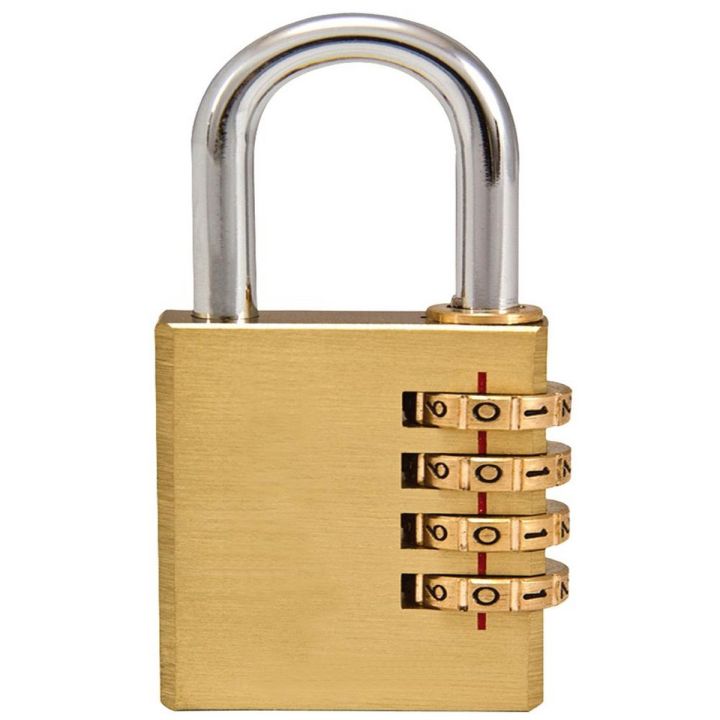 Full Brass Big Size 4 Digits Number Padlock