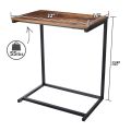 Portable Wooden Laptop Side Table And Study Table With Multi-Functional Uses. 
