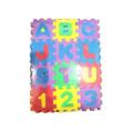 Alphabets and Numbers Foam Mat for Kids 36 Pieces 6cm x 6cm kids play. 