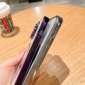 【 With Lens Films 】 CrashStar Magsafe Plating Transparent Soft Anti-fall Phone Case For iPhone 16 15 14 13 12 11 Pro Max XS XR X 8 + 7 Plus Wireless Charging Magnetic Phone Casing Full Cover Clear Shockproof Phone Cover Top Seller. 