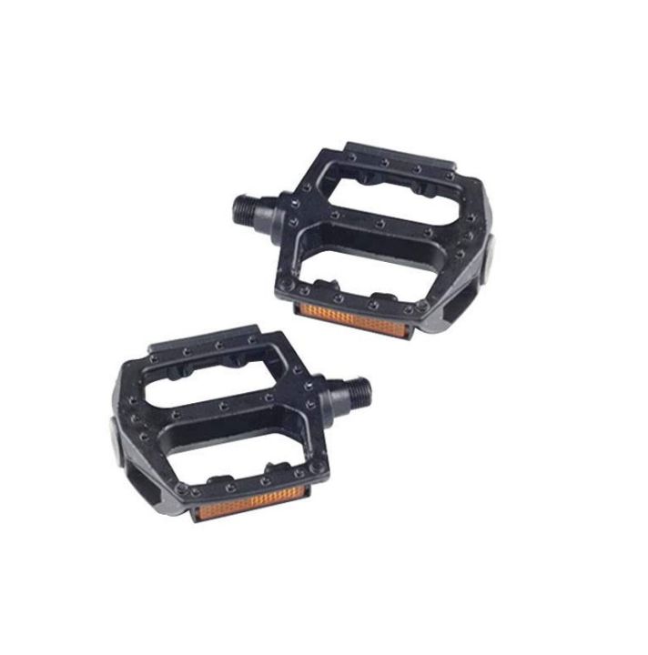 2 x paddle For Bycycle Black Color"Bike Pedals Non-Slip Bicycle" For Smooth Ride For Small Medium and Full Size Bycycles Steel Spindle Heavy Plastic Body Non Breakable