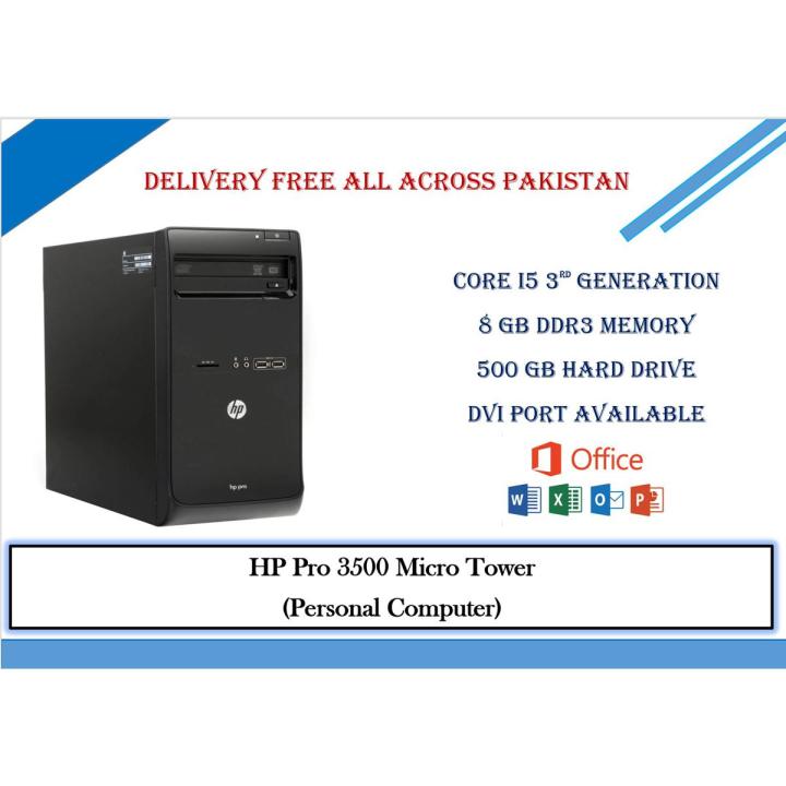 Core i5 3470 Gaming PC - Processor Upto 3.60 GHz - 3rd Generation - 8GB RAM DDR3 - 500GB HDD