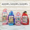 [Ready Stock] NEW 400ML Smiggle Water Bottle Kids Cartoon BPA Free Drinking Bottle with Straw (BGJAYA). 