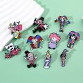 The Amazing Digital Circus Enamel Pin Cartoon Figure Pomni Jax Ragatha Metal Badge Brooch Jacket Jeans Lapel Pin Jewelry Gifts. 