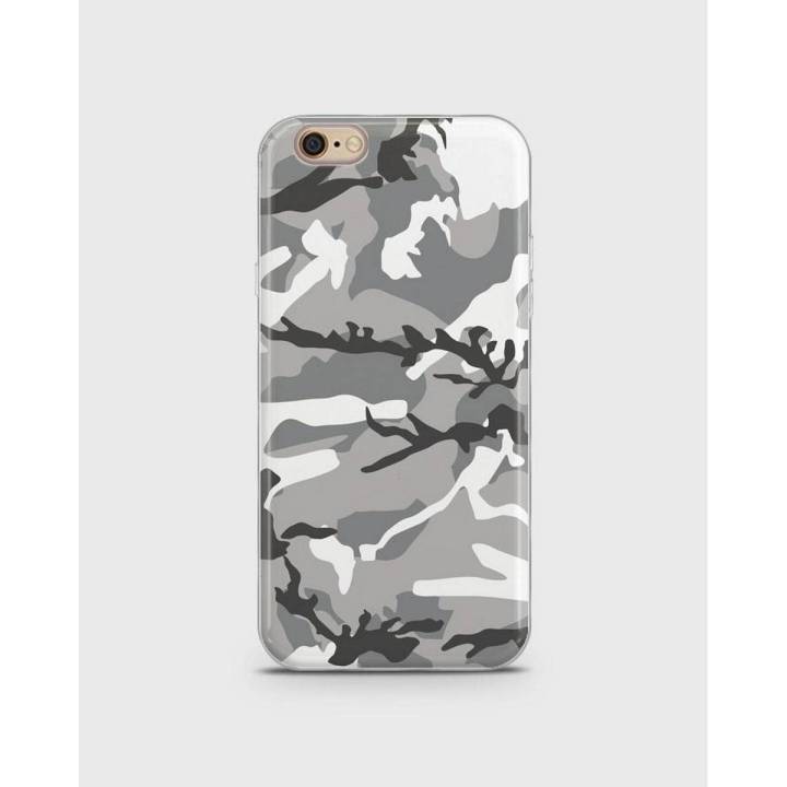 A57 Case Cover Soft- Oppo   Gray Army Print - 1cover2452
