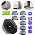 4Pcs Anti Vibration Feet Pads Rubber Legs Slipstop Silent Skid Raiser Mat For Washing Machine Support Dampers Stand. 