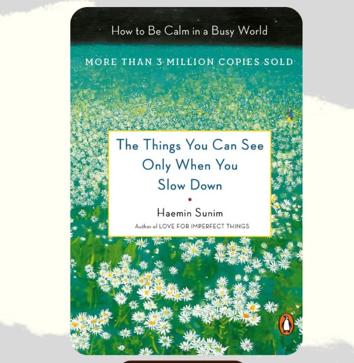 The Things You Can See Only When You Slow Down: How to Be Calm in a Busy World By Haemin Sunim