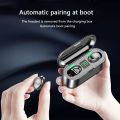HLstar® F9 Air buds TWS Bluetooth 5.0 Earphone Wireless Headphone Hifi Stereo Handsfree Min Headset Sport Earbuds Microphone With Charging Box For Smart Phone. 