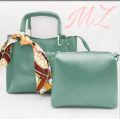 Mahnoor Fashion Beautiful and Elegant hand bag with short pouch for ladies. 