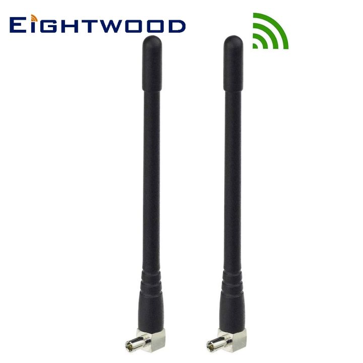 Eightwood 2pcs Huawei E3372 4G LTE 3dBi External TS9 Antenna for Verizon AT T MiFi Mobile Hotspot Router USB Modem Nighthawk
