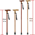 Old man stick with intelligent wood color Hiking Walking stick Trekking Poles. 