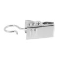 Drapery Rings-200 * Stainless Steel Curtain Clips with Hooks-Silver. 