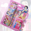 6 & 14 in 1 Stationery Gift Set for School Children Girls & Boys Perfect Birthday Gift Beautiful Disney Character Stationary Gift Set Pencil Sharpener Eraser Scale Ramzan Eid Gift Hello Kitty Spiderman Cars Frozen Princess. 