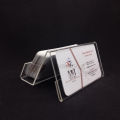 Visiting Card Holder for Table, Business Card Holder for Office, Card Holder for Desk & Counter, Transparent Card Holder, Perfect for Displaying Visiting Cards, Sleek & Professional Design, Acrylic Card Case, AGS. 