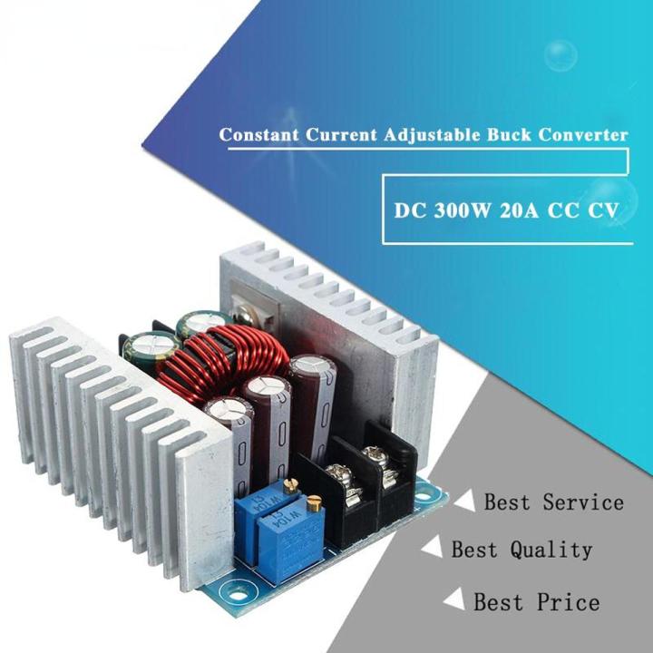 DC 300W 20A CC CV Constant Current Adjustable Step Down Converter Voltage Buck Current Source Module