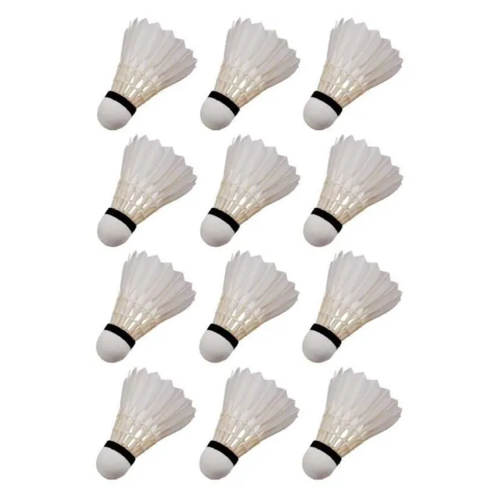 Premium%20Quality%20Badminton%20Feather%20Shuttle%20Cocks%7C%20Box%20of%2012%20Shuttle%7C%20Pack%20of%2012%7C%20One%20Dozen%20-%20Image%203