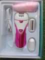 Waer 3 In 1 Rechargeable Electric Epilator Lady Shaver Callus Remover For Shaving Hair Of Bikini Line And Underarms WA-202. 