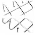 Kitchen Cabinet Door Hooks Multifunctional Hat Bag Towel Hanger over the door Hooks for Hanging Rack Bathroom Organizer 5 hooks. 